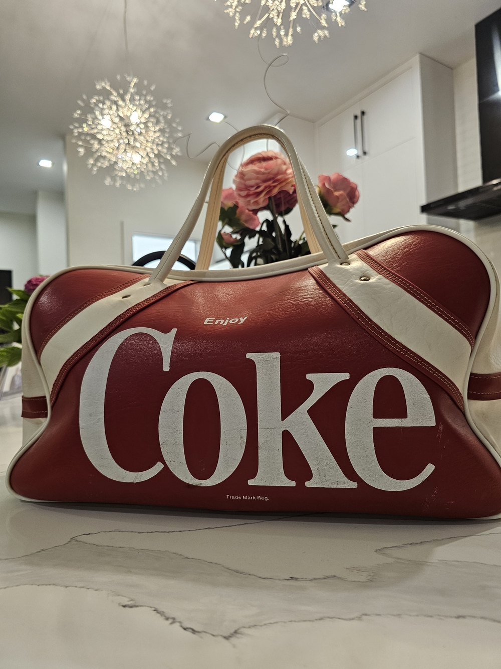 Vintage Coca Cola Red & White Women’s/ Mens  Duffel Bag